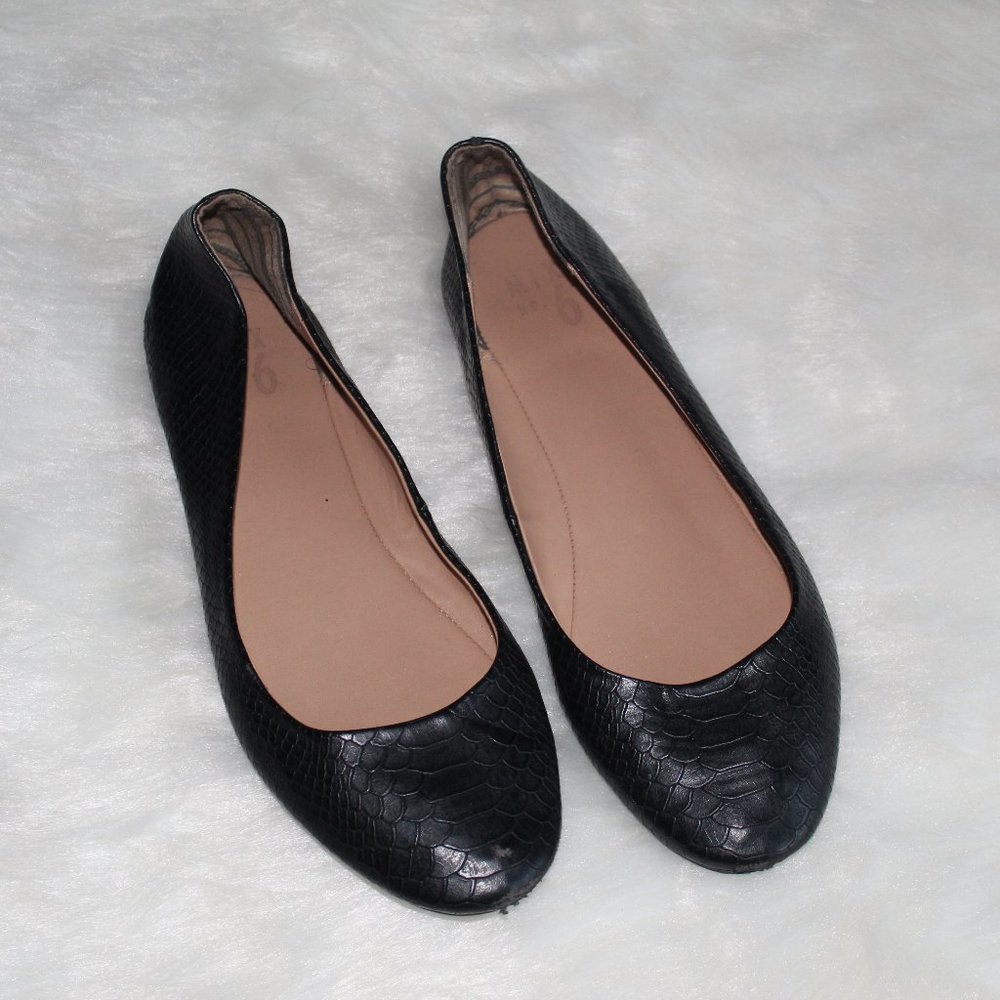 Black Ballet Flats | Size 11